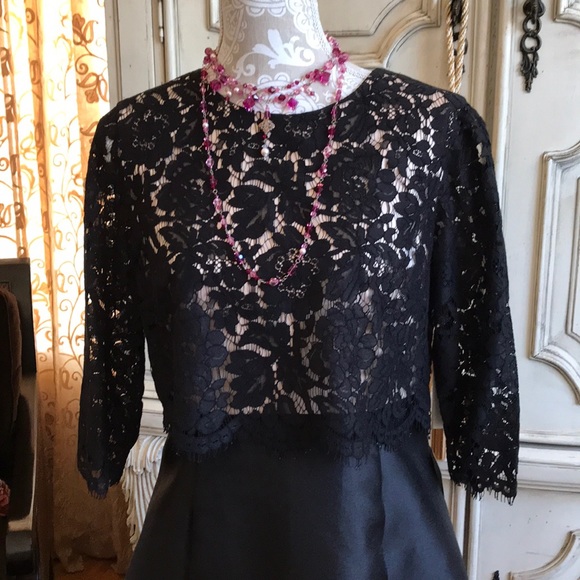 GIFTABLE 💜ELIZA J LITTLE BLACK DRESS LACE BODICE SPECIAL OCCASIONS VTG SZ 10 P - Picture 5 of 8